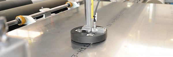 Leitfähigkeitsmessung von Aluminiumplatten